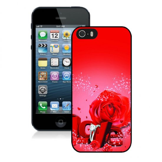 Valentine Love Rose iPhone 5 5S Cases CFT
